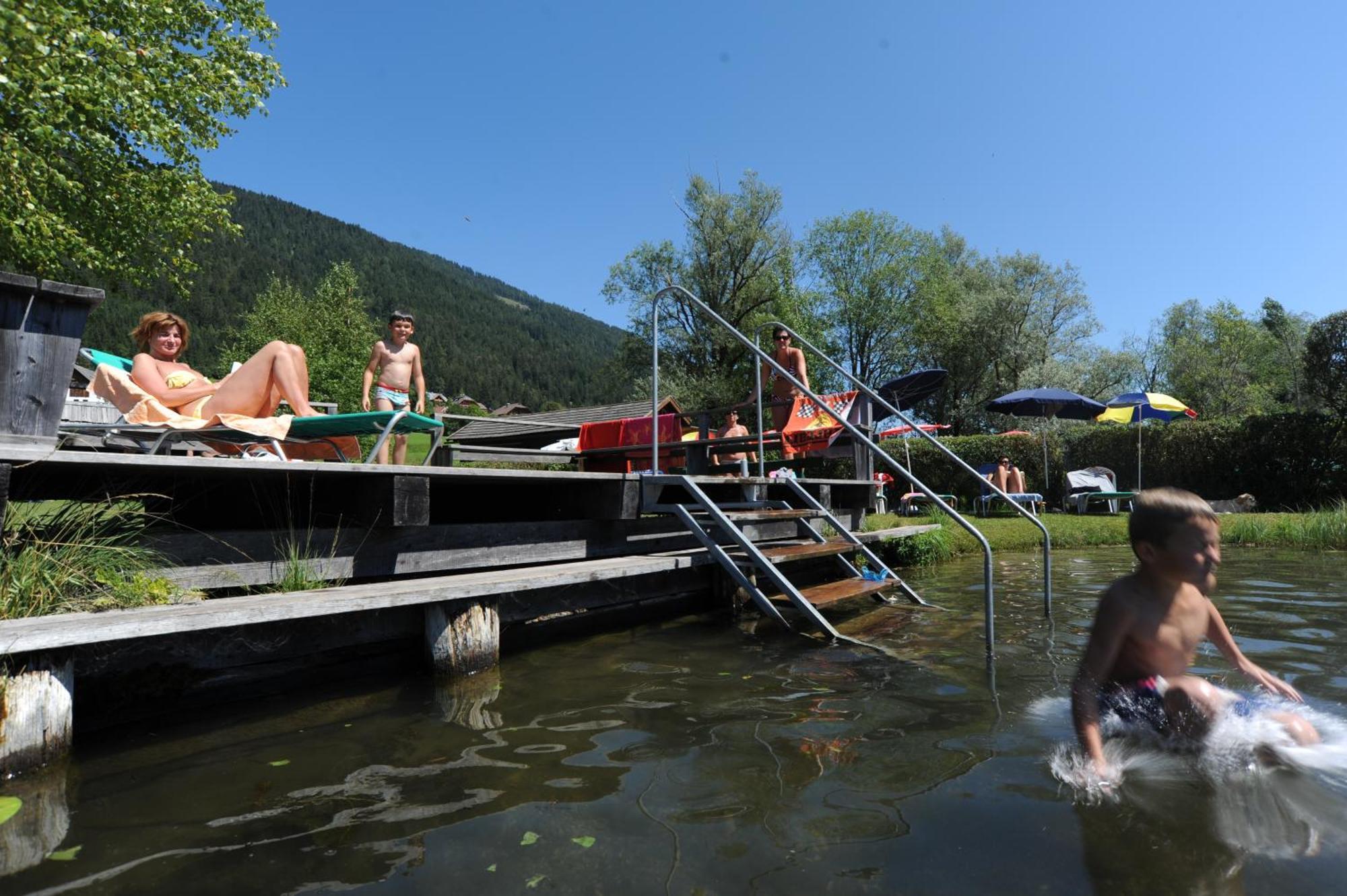 Haus Stampfer Hotell Weissensee Exteriör bild