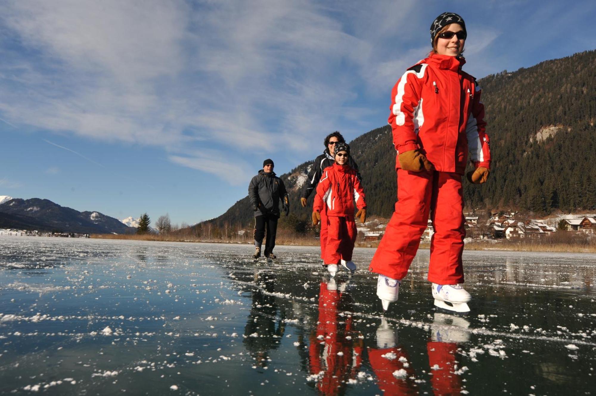 Haus Stampfer Hotell Weissensee Exteriör bild